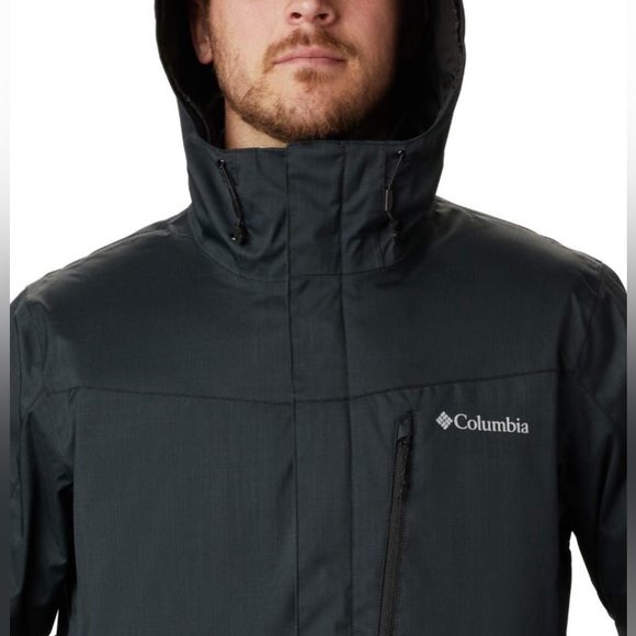 Columbia whirlybird IV interchange Hooded Jacket Men’s Large  (outer layer only) - Picture 4 of 7